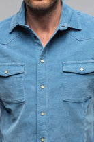 Prime Western Corduroy Snap Shirt In Peony - AXEL'S