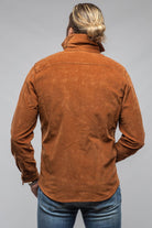 Prime Western Corduroy Snap Shirt In Ruggine - AXEL'S