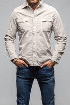 Axel's Premium Denim Prime Western Corduroy Snap Shirt In Sasso | Mens - Snap Shirts