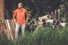 Ranger Colored Denim Snap Shirt In Coccio - AXEL'S