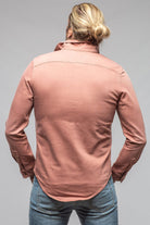 Ranger Colored Denim Snap Shirt In Terracotta - AXEL'S
