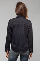 Ricky Western Chambray Shirt In Blue/Black Overdye - AXEL'S