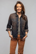 Ricky Western Chambray Shirt In Desert Overdye - AXEL'S