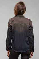 Axel's Premium Denim Ricky Western Chambray Shirt In Desert Overdye Ladies - Snap Shirts