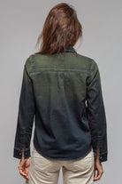 Axel's Premium Denim Ricky Western Chambray Shirt In Iguana Overdye Ladies - Snap Shirts