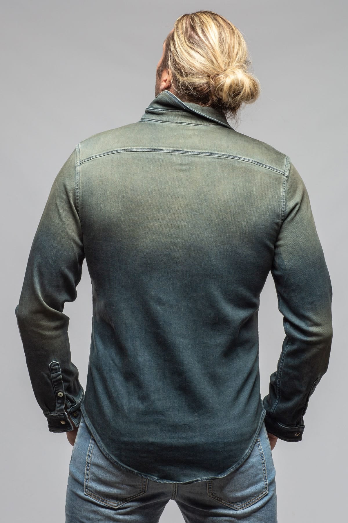 Roper Over-Dyed Western Snap Shirt In Cactus - AXEL'S