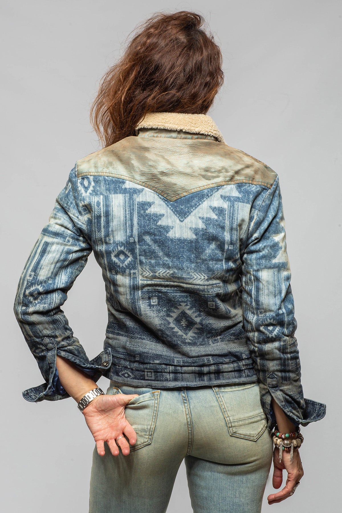Axel's Premium Denim Ryder Western Denim Jacket Ladies - Outerwear - Cloth