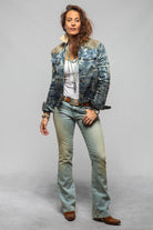 Axel's Premium Denim Ryder Western Denim Jacket Ladies - Outerwear - Cloth