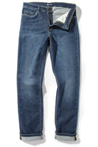 Axel's Premium Denim Sedona Denim In Dark Blue Gold Stitch | Mens - Pants - 5 Pocket