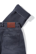 Axel's Premium Denim Silverton Worn-In Slim Denim In Acciaio Mens - Pants - 5 Pocket