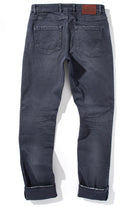 Axel's Premium Denim Silverton Worn-In Slim Denim In Acciaio Mens - Pants - 5 Pocket