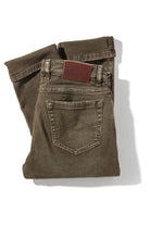 Silverton Worn-In Slim Denim In Army - AXEL'S