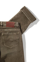 Silverton Worn-In Slim Denim In Army - AXEL'S