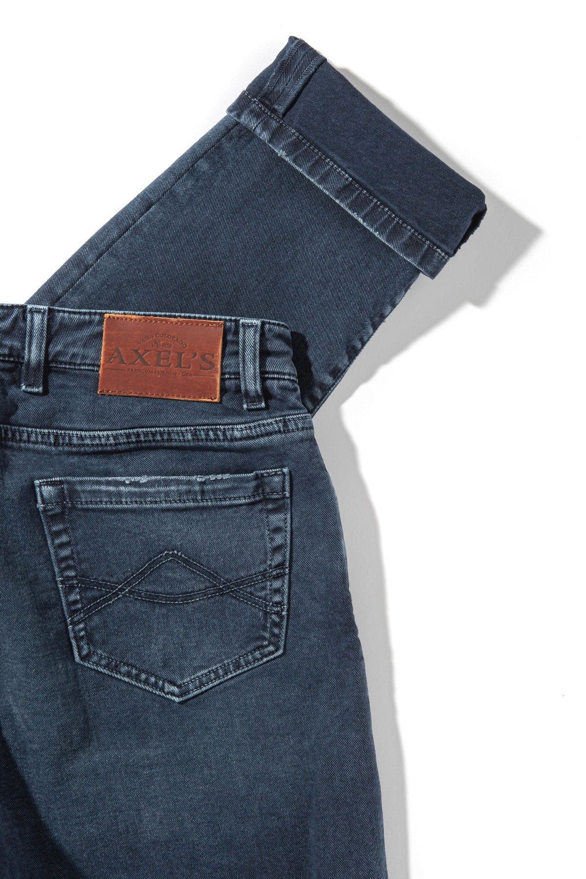 Axel's Premium Denim Silverton Worn-In Slim Denim In Blu Oxford | Mens - Pants - 5 Pocket