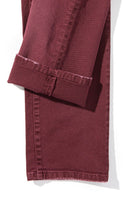 Axel's Premium Denim Silverton Worn-In Slim Denim In Bordeaux Mens - Pants - 5 Pocket