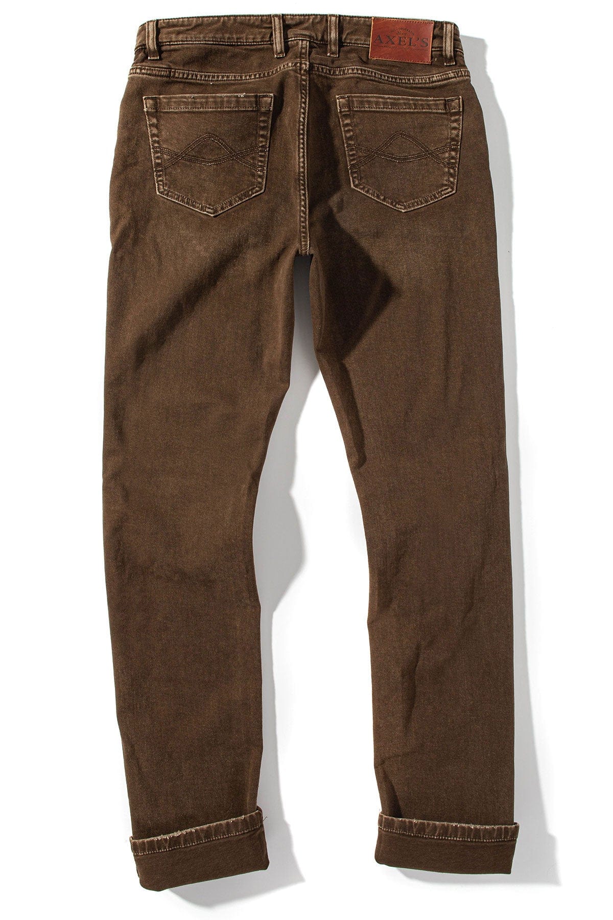【2plan】veil brown denim Silverton Worn-In Slim Jeans