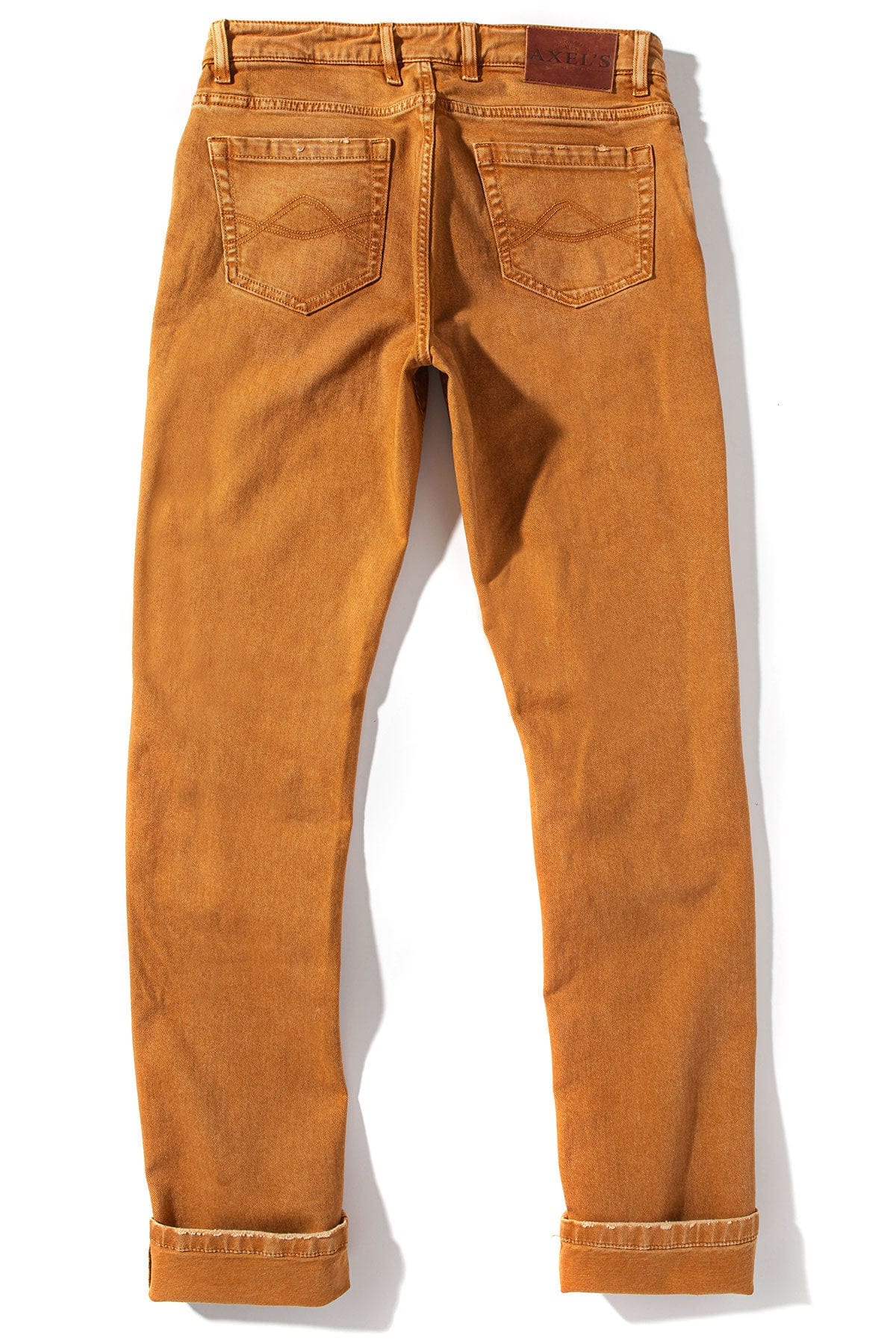 Silverton Worn-In Slim Denim In Papaya - AXEL'S