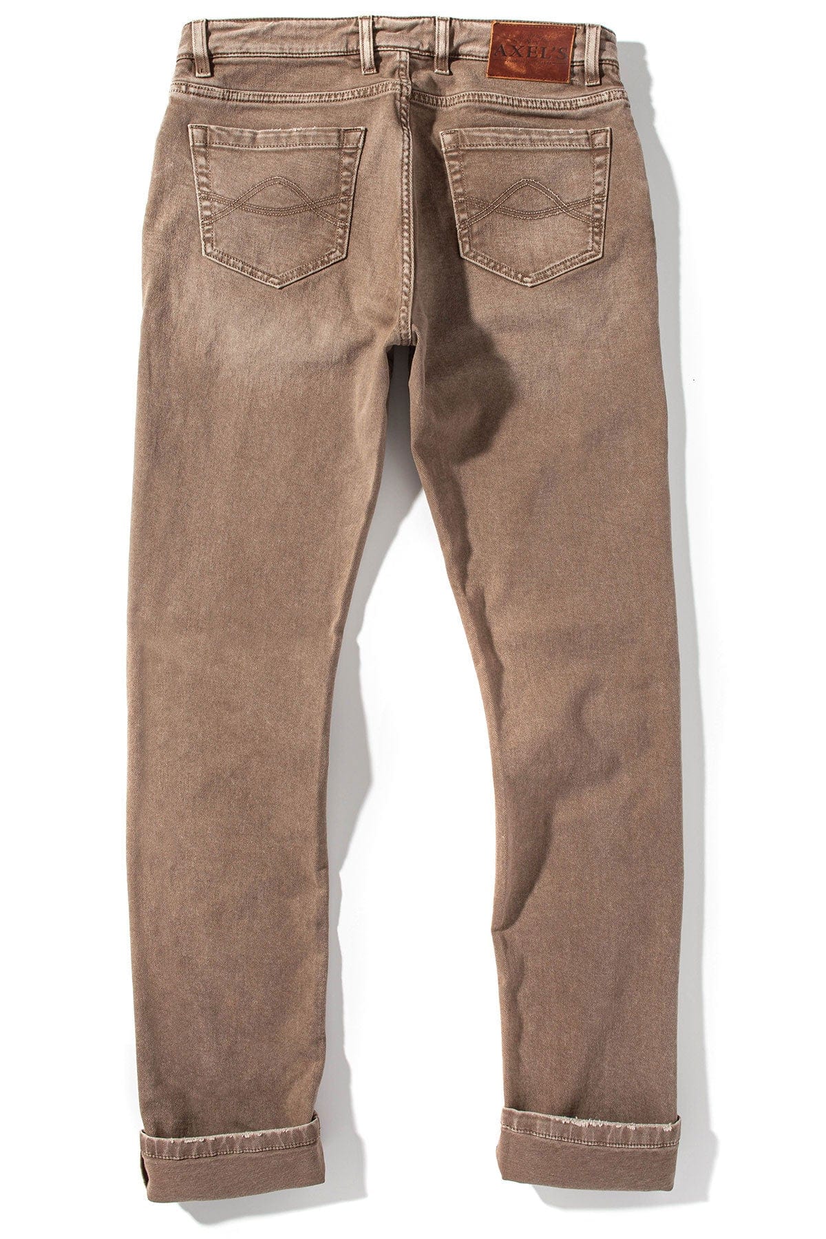 Axel's Premium Denim Silverton Worn-In Slim Denim In Tortora | Mens - Pants - 5 Pocket