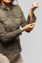 Sweetwater Denim Shirt In Army Green - AXEL'S