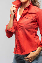 Sweetwater Denim Shirt In Corallo - AXEL'S