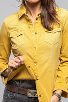Axel's Premium Denim Sweetwater Denim Shirt In Curcuma Ladies - Snap Shirts