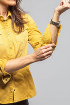 Axel's Premium Denim Sweetwater Denim Shirt In Curcuma Ladies - Snap Shirts