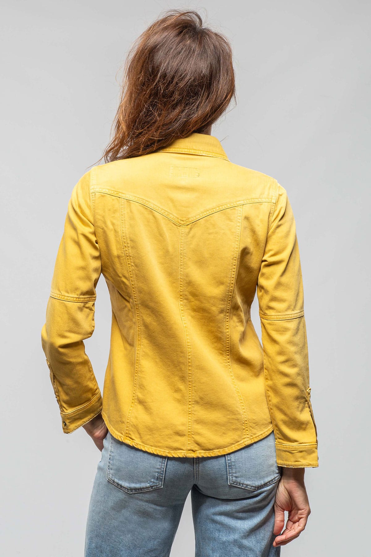 Sweetwater Denim Shirt In Curcuma - AXEL'S