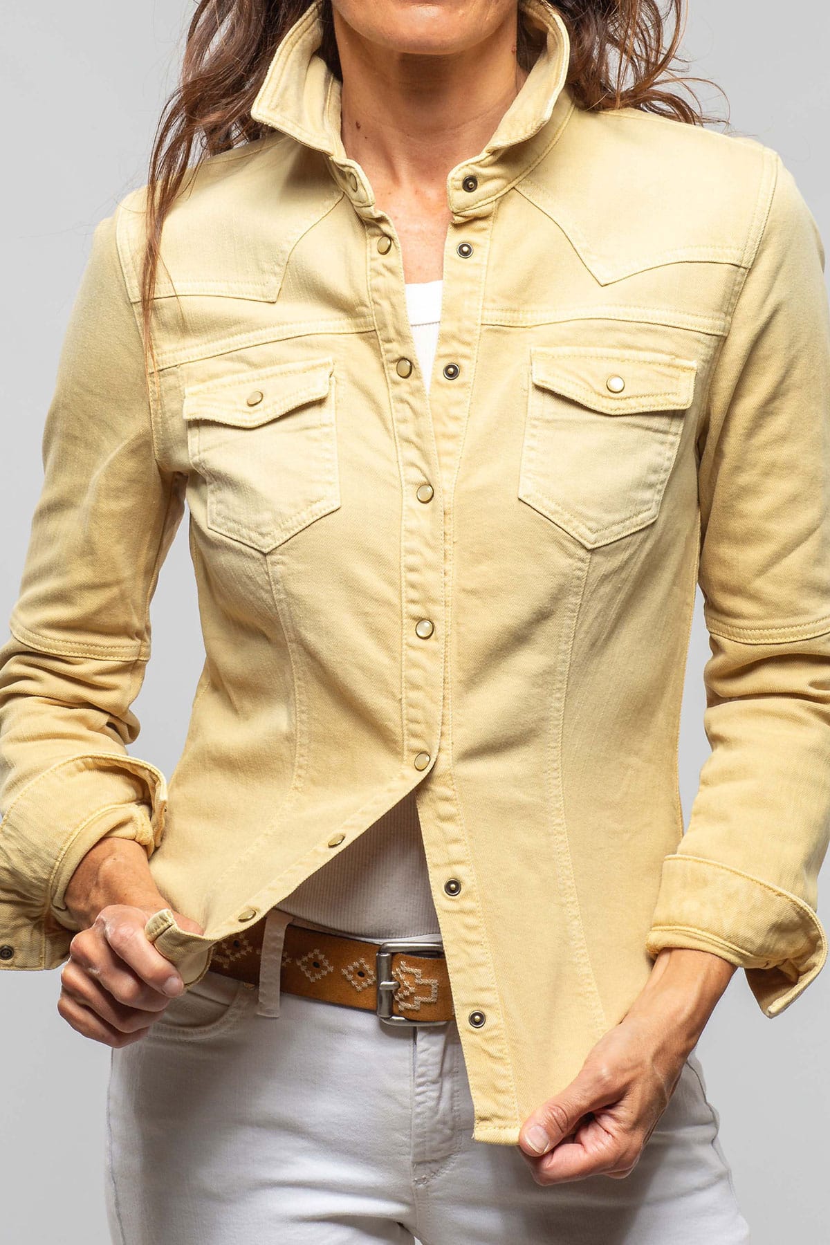 Sweetwater Denim Shirt in Lemon - AXEL'S