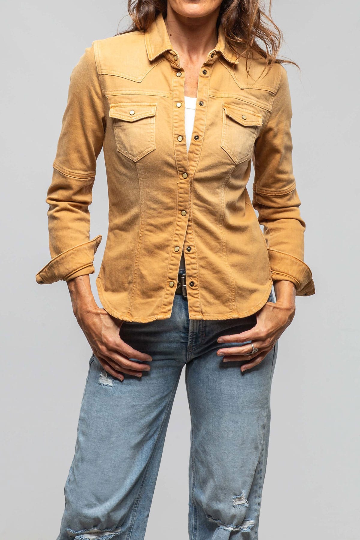 Axel's Premium Denim | Sweetwater Denim Shirt in Melone | Axel's