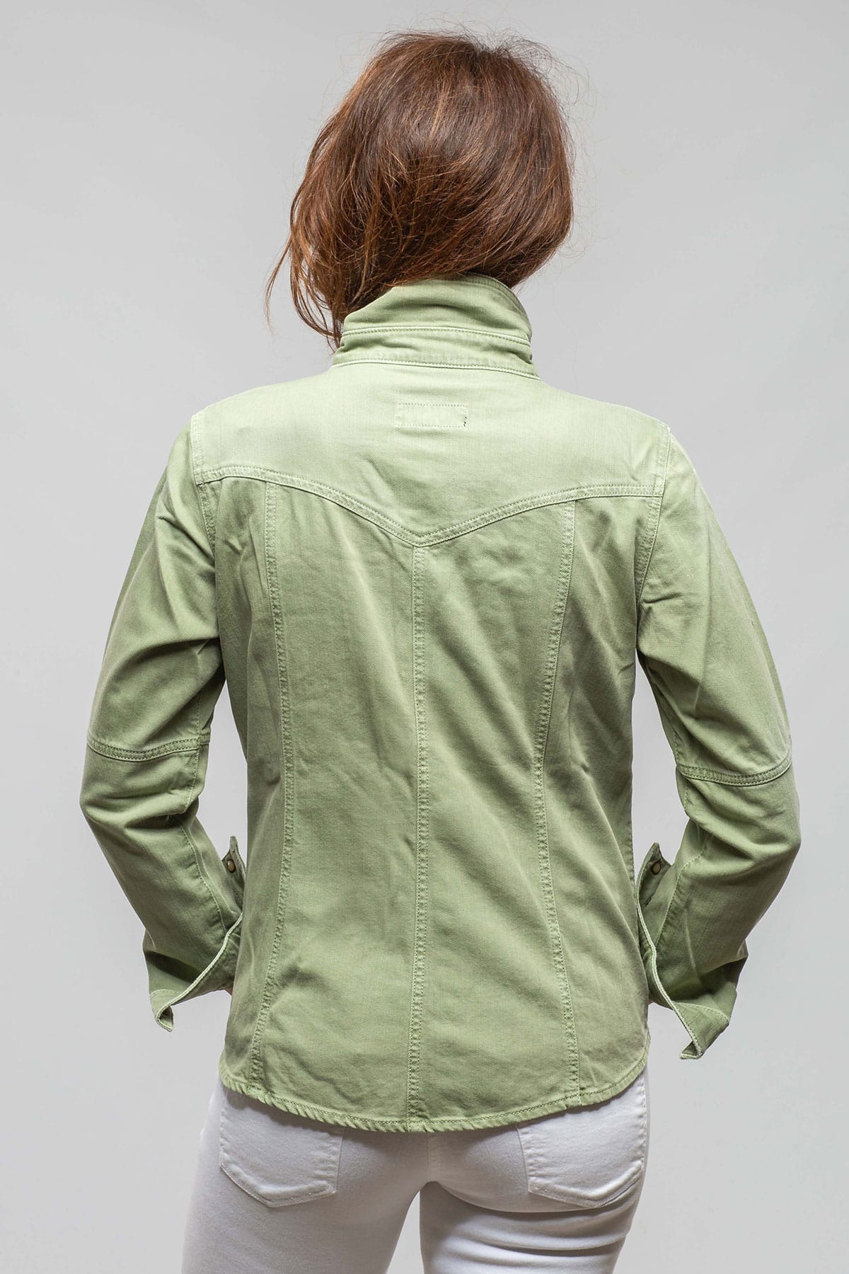 Sweetwater Denim Shirt In Menta - AXEL'S