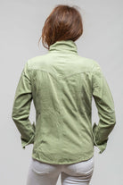 Axel's Premium Denim Sweetwater Denim Shirt In Menta | Ladies - Snap Shirts