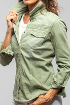 Axel's Premium Denim Sweetwater Denim Shirt In Menta | Ladies - Snap Shirts