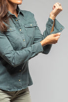 Axel's Premium Denim Sweetwater Denim Shirt In Ottanio Ladies - Snap Shirts