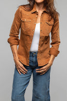 Axel's Premium Denim Sweetwater Denim Shirt In Ruggine Ladies - Snap Shirts