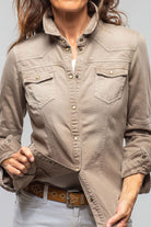 Sweetwater Denim Shirt In Tortora - AXEL'S