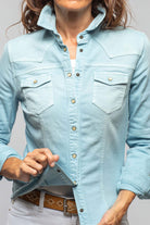 Sweetwater Denim Shirt In Washed Periwinkle - AXEL'S