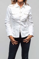 Sweetwater Denim Shirt In White - AXEL'S