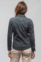 Sweetwater Denim Snap Shirt In Anthracite - AXEL'S