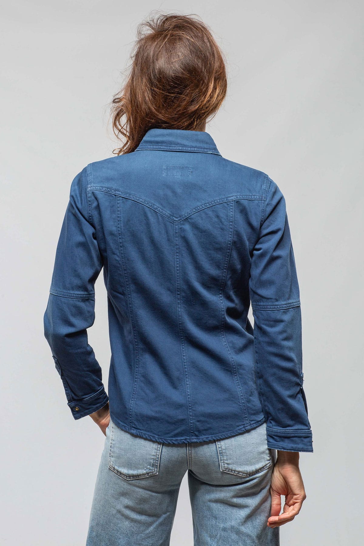 Axel's Premium Denim | Sweetwater Denim Snap Shirt In Indaco