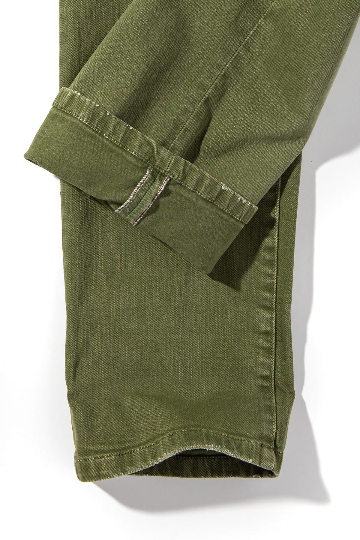 Axel's Premium Denim Tucson Selvedge Denim In Avocado Mens - Pants - 5 Pocket