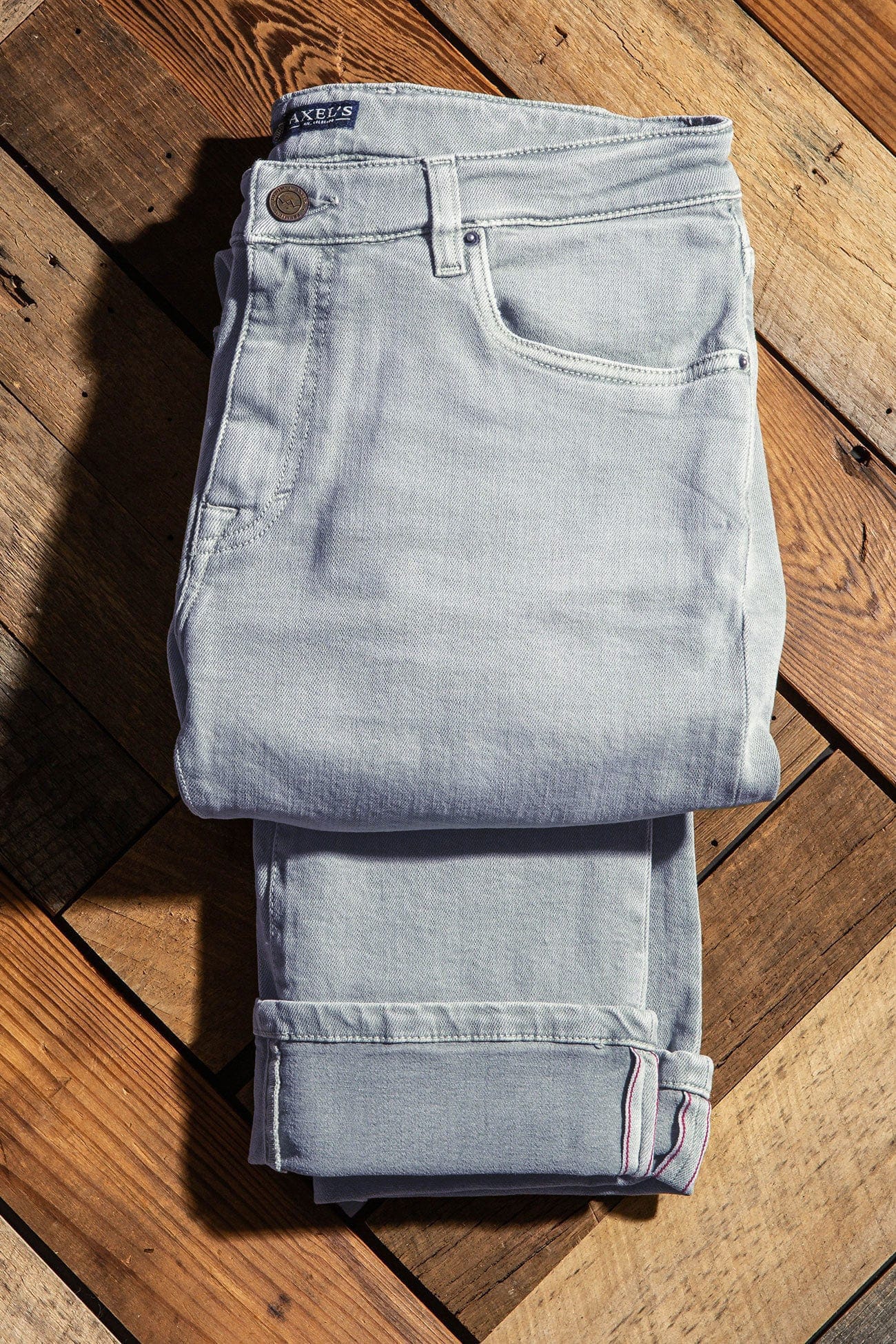 Tucson Selvedge Denim In Lavender - AXEL'S