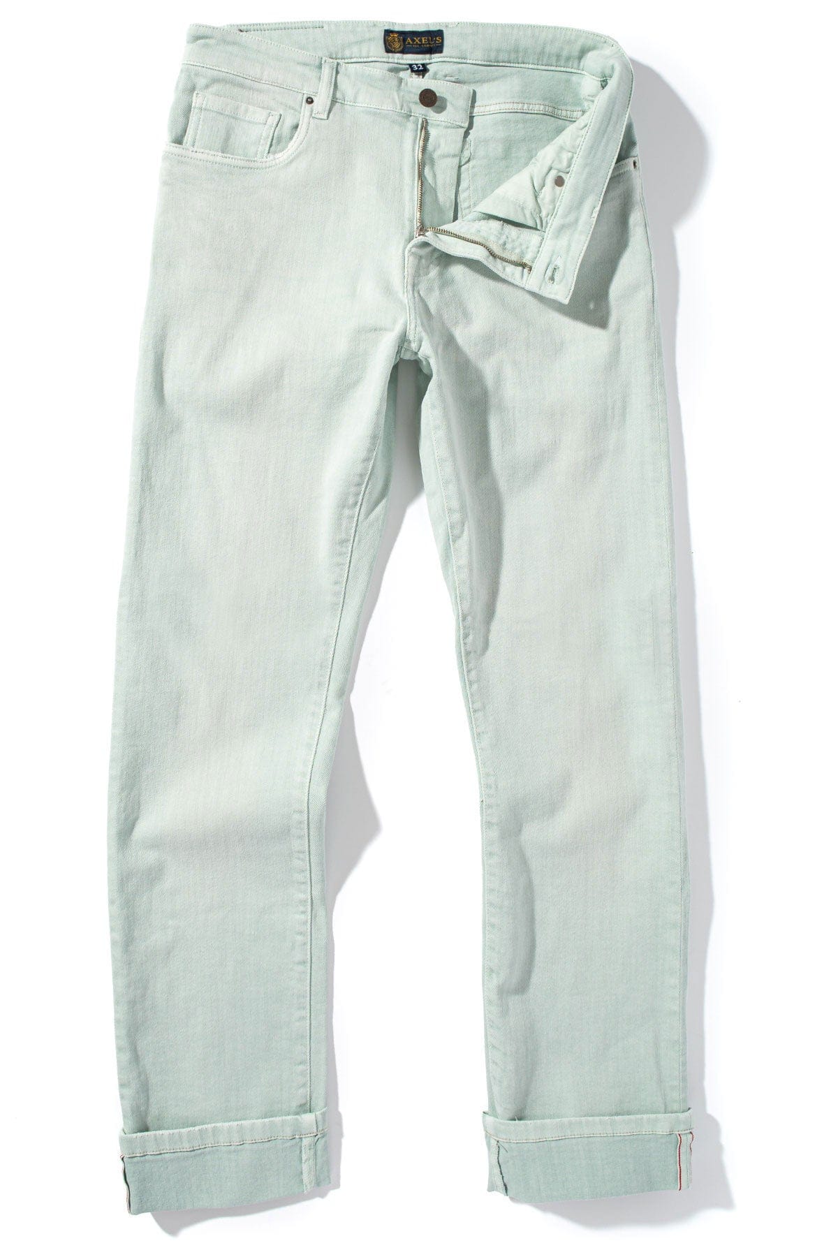 Axel's Premium Denim Tucson Selvedge Denim In Spearmint Mens - Pants - 5 Pocket