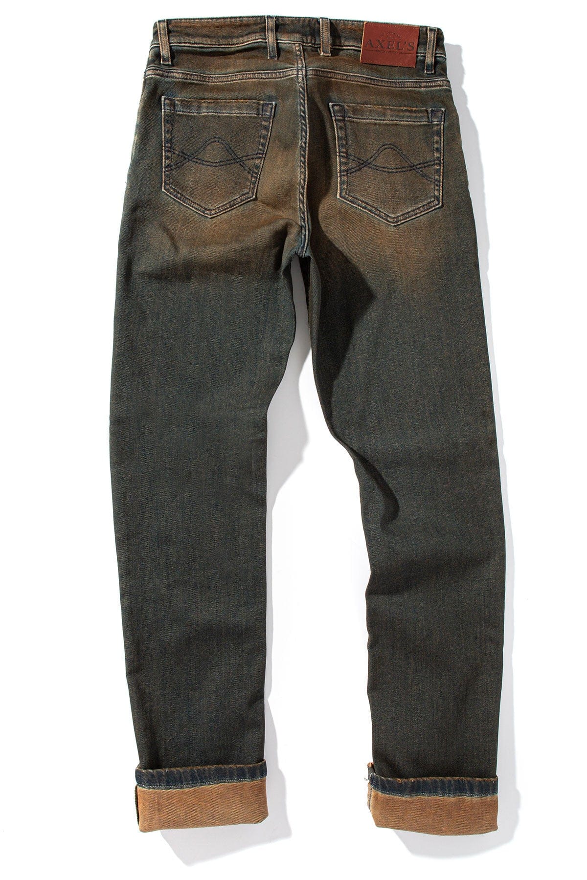 Axel's Premium Denim Waylon Over-Dyed Stretch Denim In Cannella Mens - Pants - 5 Pocket