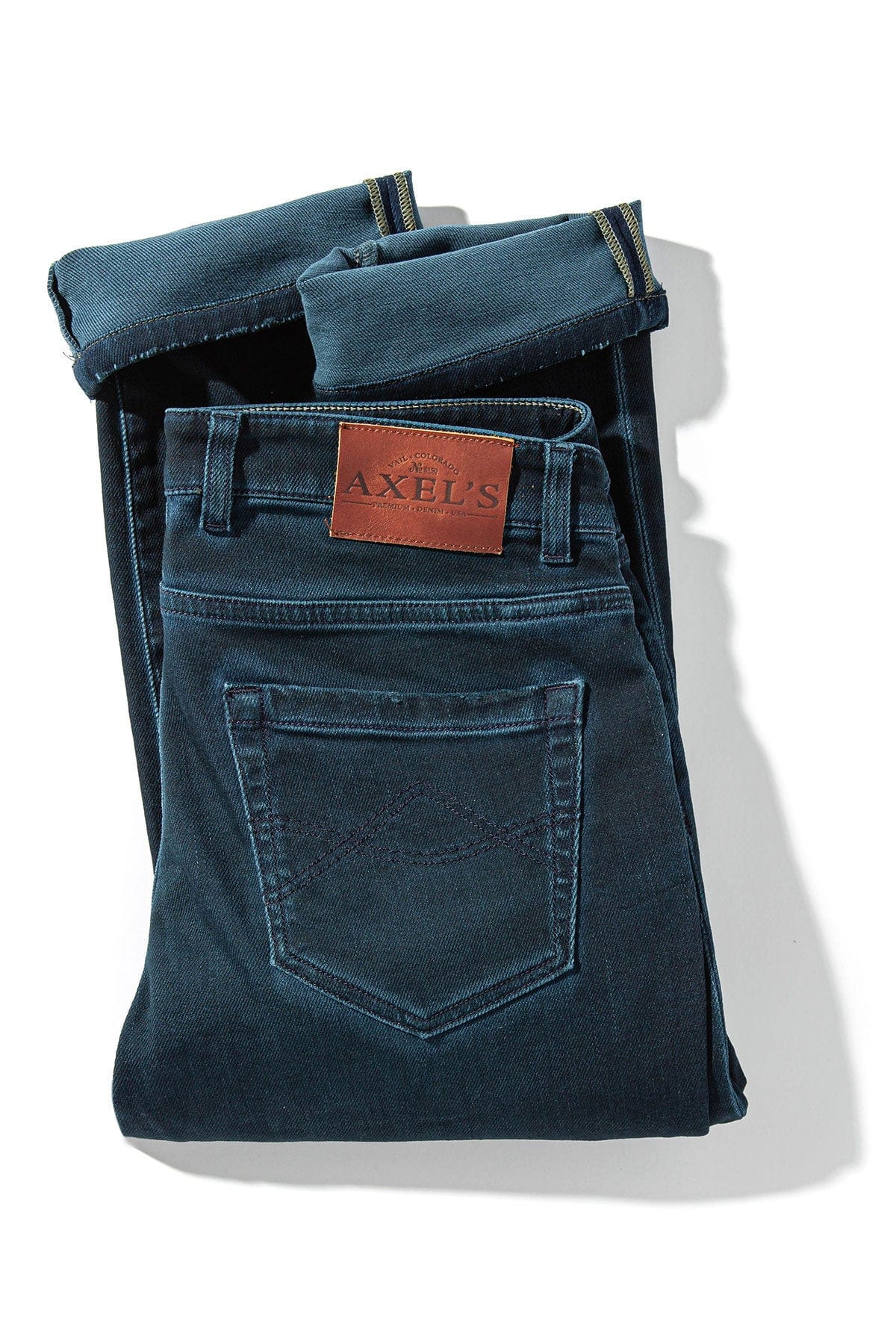 Axel's Premium Denim Waylon Over-Dyed Stretch Denim In Petroleo | Mens - Pants - 5 Pocket