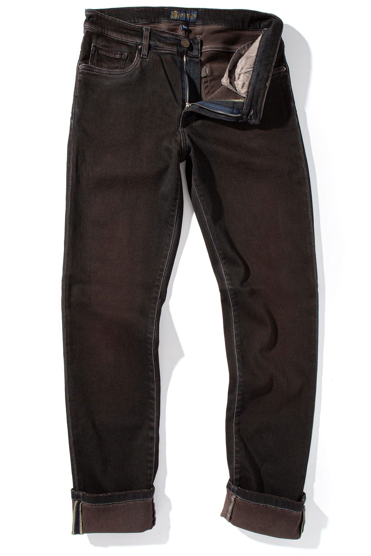 Axel's Premium Denim Waylon Over-Dyed Stretch Denim In Wenge Mens - Pants - 5 Pocket