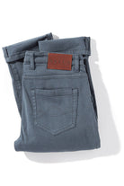 Axel's Premium Denim Winslow Cashmere Trouser In Acciaio Mens - Pants - 5 Pocket