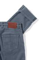 Axel's Premium Denim Winslow Cashmere Trouser In Acciaio Mens - Pants - 5 Pocket