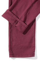 Axel's Premium Denim Winslow Cashmere Trouser In Bordeaux Mens - Pants - 5 Pocket