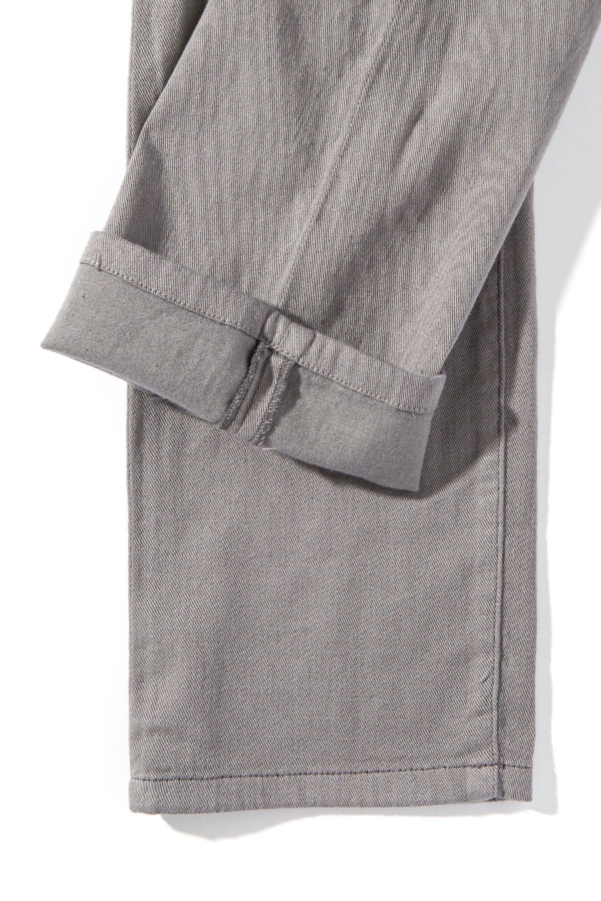 Axel's Premium Denim Winslow Cashmere Trouser In Grigio Mens - Pants - 5 Pocket