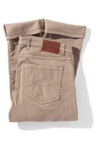 Axel's Premium Denim Winslow Cashmere Trouser In Tortora Mens - Pants - 5 Pocket